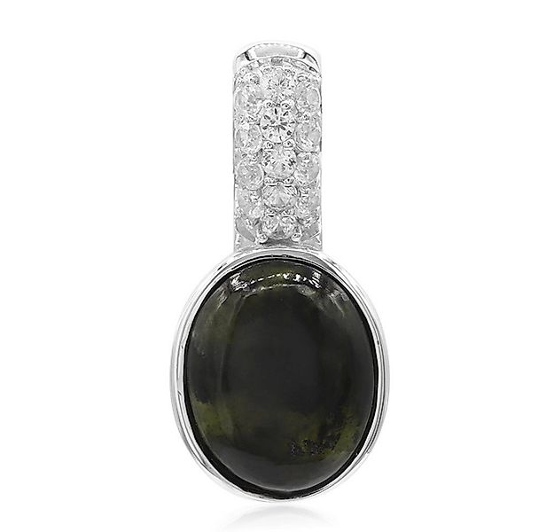 Cavill Kettenanhänger Cavill Silberanhänger mit schwarzem Jadeit 1,4 ct und günstig online kaufen