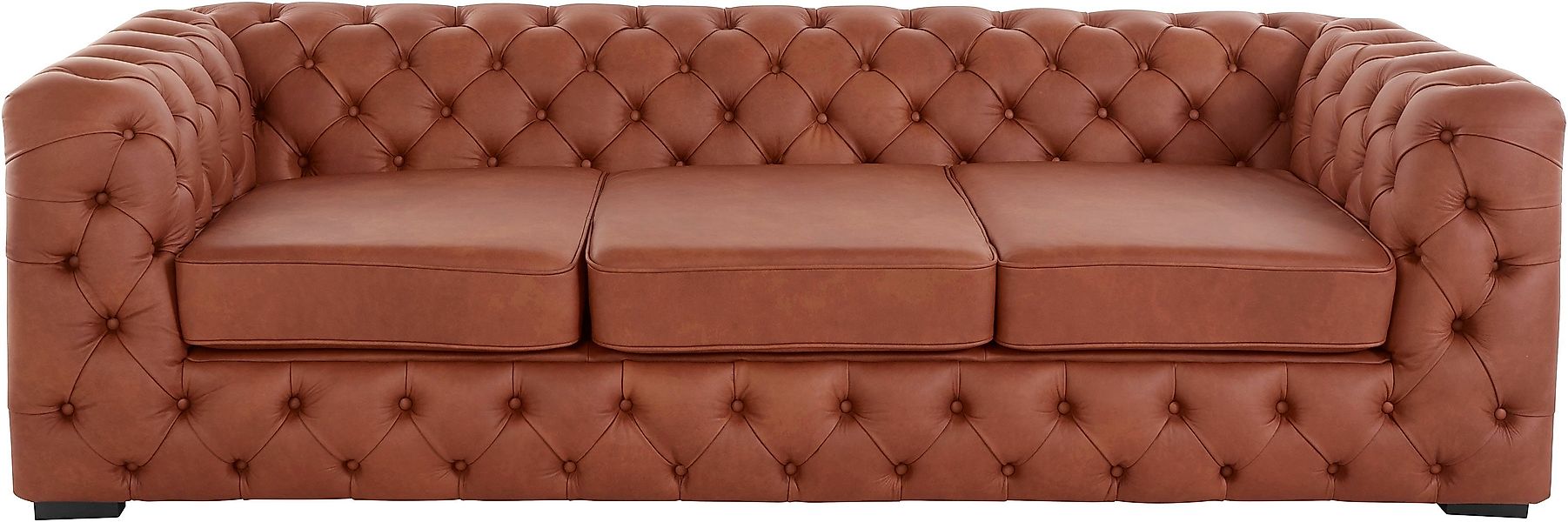 Home affaire Chesterfield-Sofa "Kalina", klassische Chesterfield-Knopfheftu günstig online kaufen