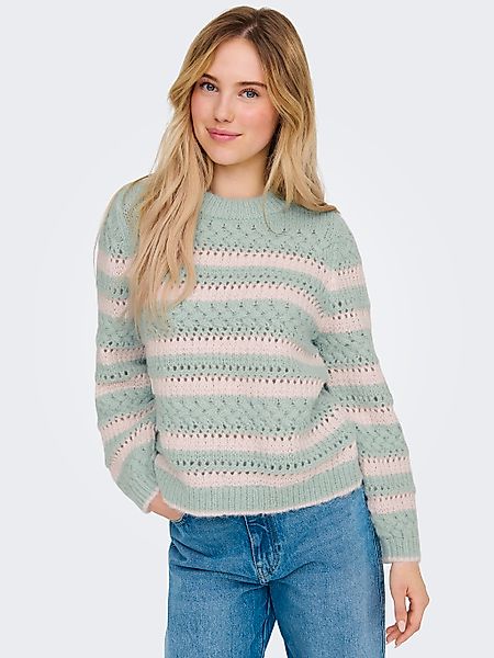 ONLY Rundhalspullover ONLKIMA LS LIFE STRIPE günstig online kaufen