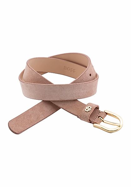 BOSS Ledergürtel Scarlet BB Sz25 mit Monogramm-Label günstig online kaufen