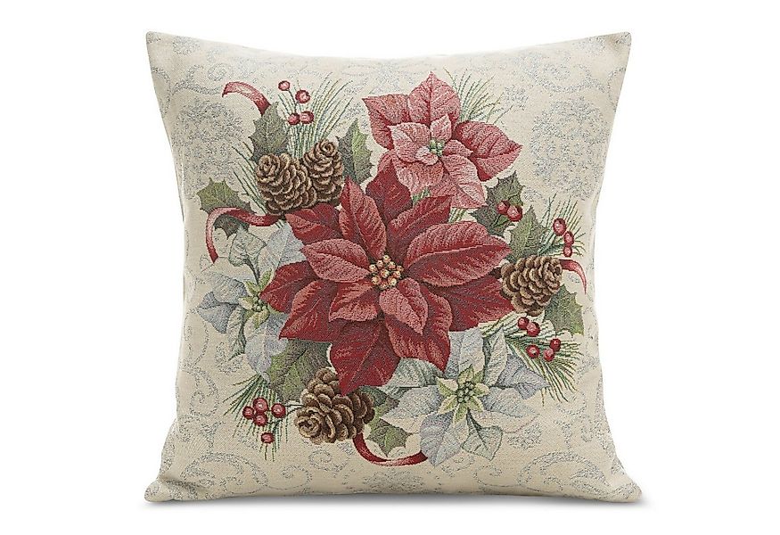 Eurofirany Kissenbezug Winter Weihnachten 45x45 Kissenbezüge Gobelin Kissen günstig online kaufen