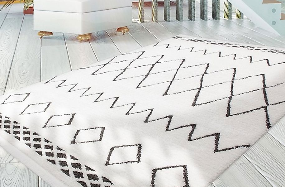 Kayoom Teppich »Agadir 310«, rechteckig, 23 mm Höhe, trendiger Ethno-Style, günstig online kaufen