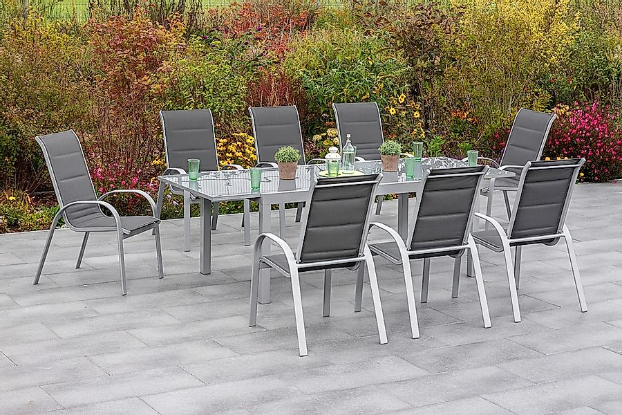 MERXX Garten-Essgruppe "Amalfi di lusso", (7 tlg.), 6 Sessel mit Tisch günstig online kaufen