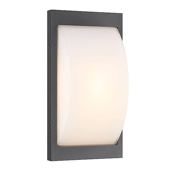 LED-Außenwandleuchte 068LED, graphit, Edelstahl, 33 cm, IP44 günstig online kaufen