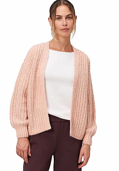 Zero Strickjacke "zero Damen Grobstrickjacke offener Style", Plain/ohne Det günstig online kaufen