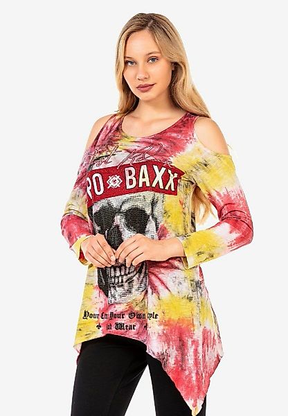 Cipo & Baxx T-Shirt "LONG SLEEVE T-SHIRT", zusätzlich mit kleinen, glitzern günstig online kaufen