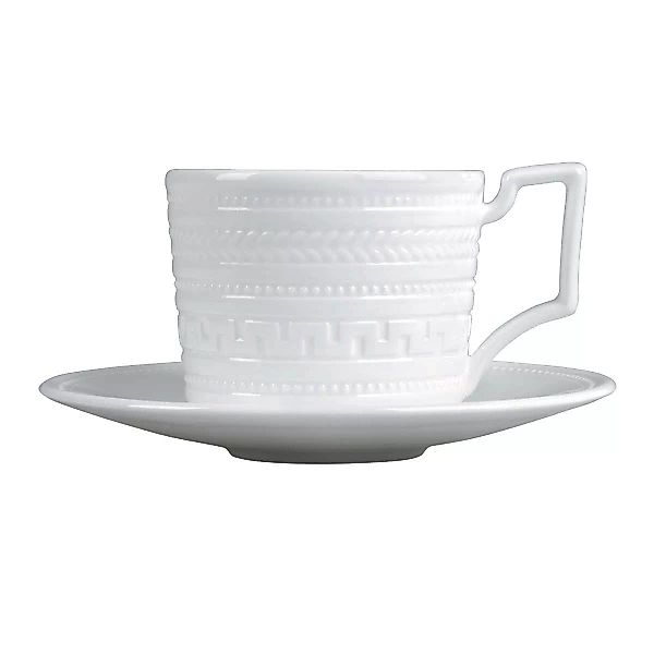 Wedgwood 'Intaglio' Kaffeetasse / Teetasse 0,22 L mit Untertasse 2-tlg. günstig online kaufen