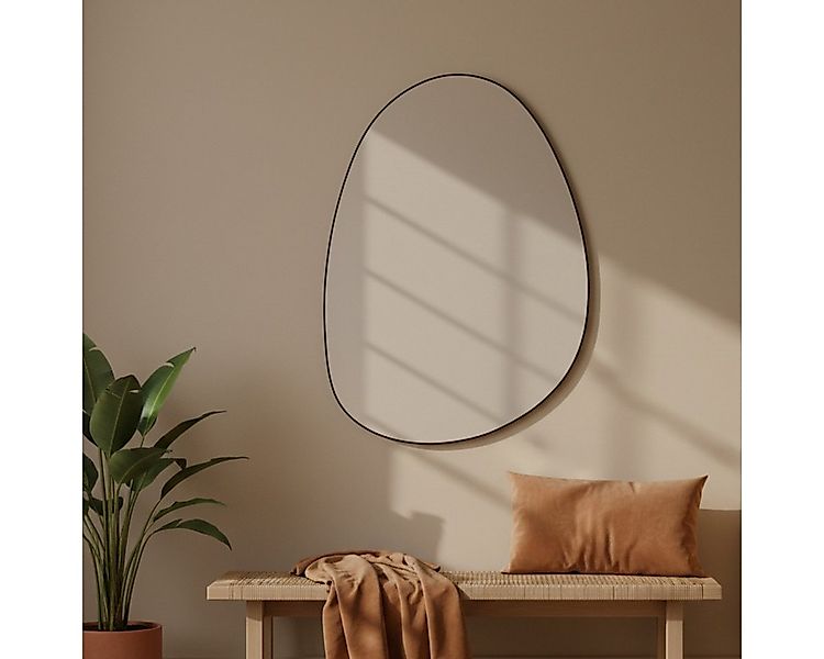 EDAXO Wandspiegel Dekorativer Wandspiegel ASYM, 75 x 55 cm, Splitterschutzf günstig online kaufen