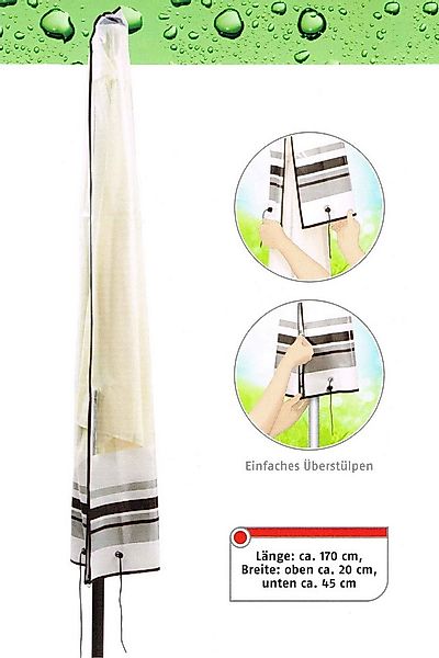 Florabest Sonnenschirm-Schutzhülle Florabest Sonnenschirm Schutzhülle Schwa günstig online kaufen