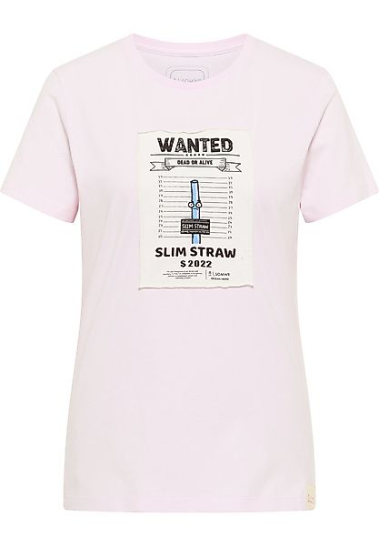 Kurzarm T-shirt "T-shirt With Square Aqua Bottle Print" günstig online kaufen