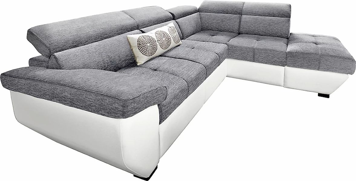 COTTA Ecksofa "Speedway L-Form" mit Kopfteilverstellung, wahlweise mit Bett günstig online kaufen