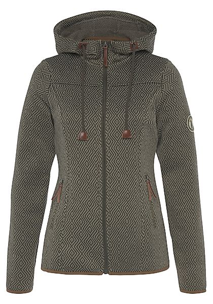 LASCANA ACTIVE Fleecejacke, mit Kapuze, Trekkingjacke mit Kapuze günstig online kaufen
