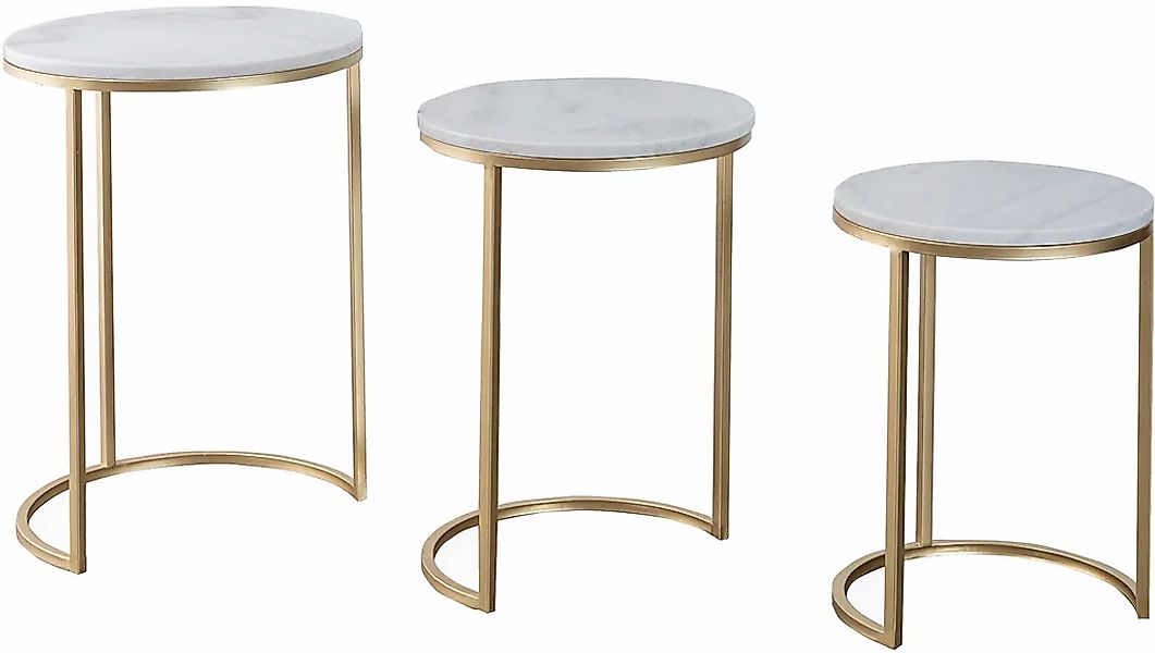 Kayoom Beistelltisch "Tria 125 3er-Set, faszinierend und auflockernd", (Set günstig online kaufen