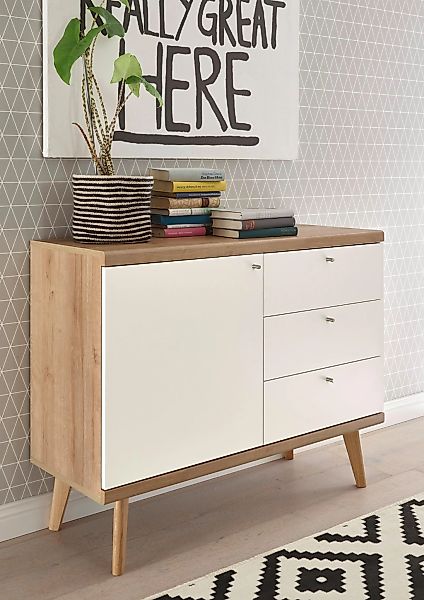 Home affaire Sideboard "Merle" Scandi Design, Breite 107 cm günstig online kaufen