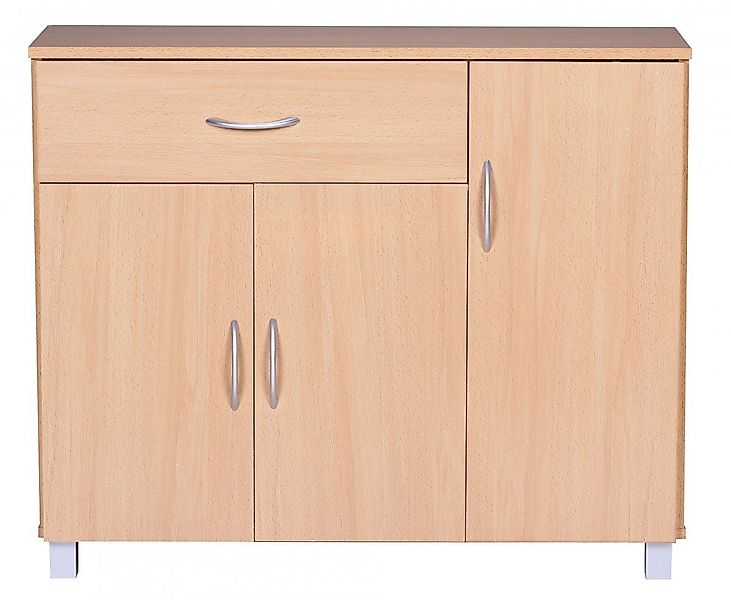 Wohnling Sideboard WL1.333 (SETE Buche mit günstig online kaufen