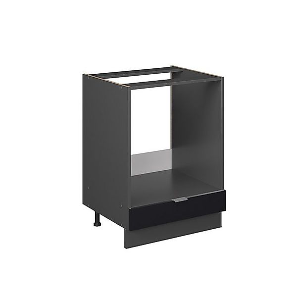 Vicco Küchenschränke Fame-Line Schwarz Gestreift 60 cm ohne Arbeitsplatte günstig online kaufen