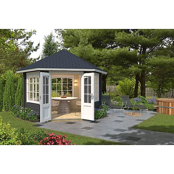 Lasita Pavilion Ilmenau 350 cm x 303,1 cm Carbongrau günstig online kaufen