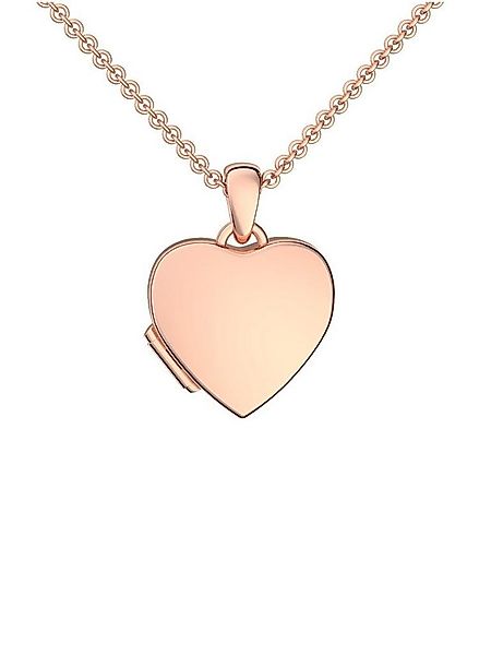Amoonic Amulett Herz Medaillon zum Öffnen für Bilder Silber 925 Herzkette A günstig online kaufen