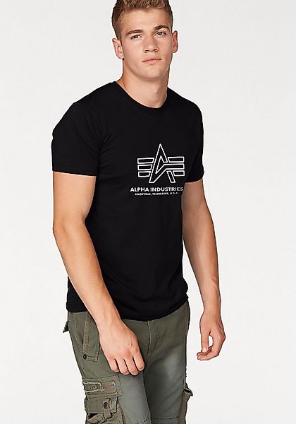 Alpha Industries Rundhalsshirt Logo Print T günstig online kaufen