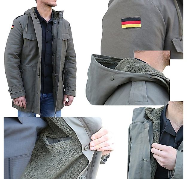 Brandit Parka Brandit Bundeswehr Parka mit Futter + Flaggen Gefüttert günstig online kaufen