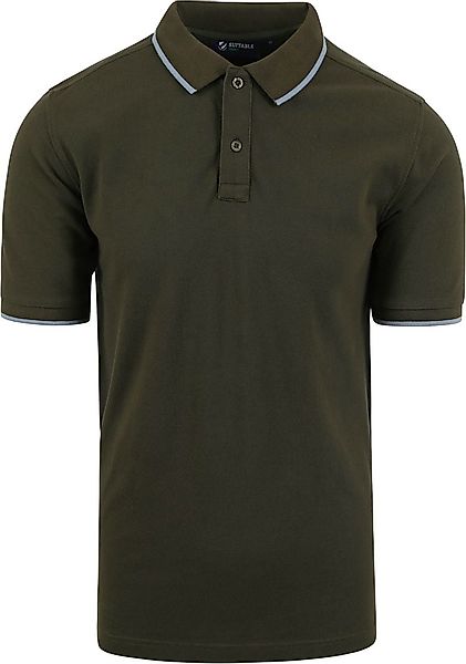 Suitable Respect Poloshirt Tip Ferry Olivgrün - Größe S günstig online kaufen