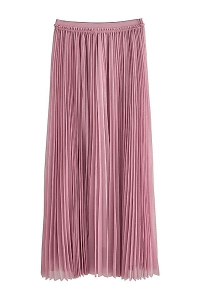 Next Maxirock Plissierter Tüll-Maxirock aus Mesh (1-tlg) günstig online kaufen