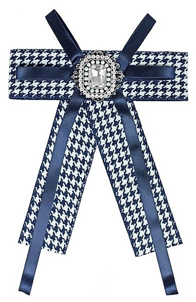 Trachtenland Brosche Brosche Barock Schleife mit eckigem Schmuckstein - günstig online kaufen