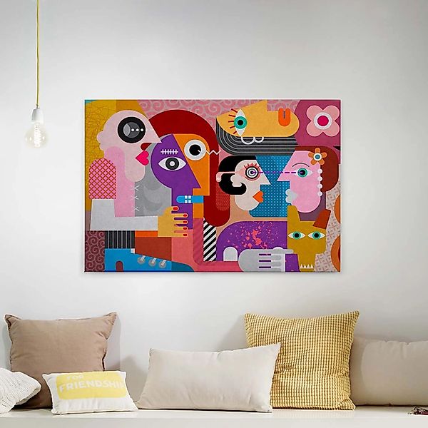 A.S. Création Leinwandbild "couples" Abstrakt  Kunst 1 Stk. tlg. Keilrahmen günstig online kaufen