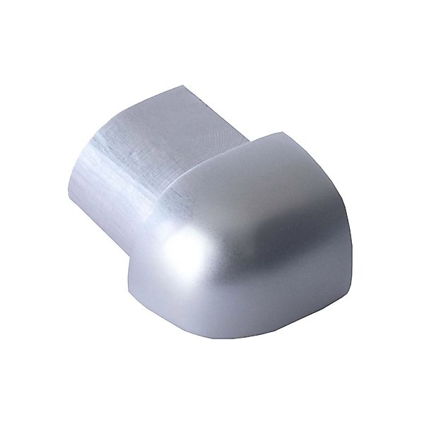 Dalsys Außeneck Fliesenschiene Viertelkreis 12,5mm Aluminium Chrome günstig online kaufen