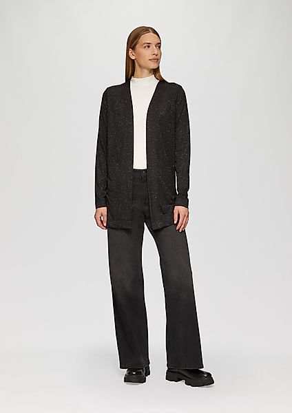 s.Oliver Funktionsjacke Langer Cardigan mit Glitzergarn günstig online kaufen