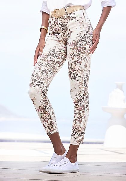 LASCANA 7/8-Jeggings mit Blumendruck, sommerliche Skinny günstig online kaufen
