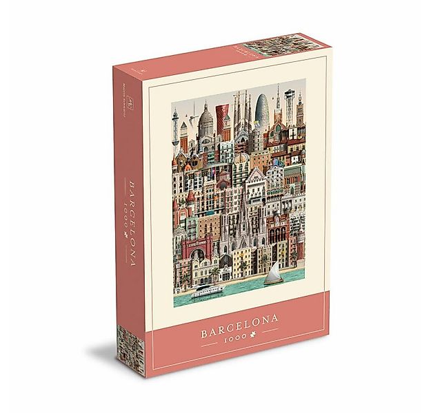 Martin Schwartz Puzzle Barcelona 50 x 70 cm, 1000 Puzzleteile günstig online kaufen