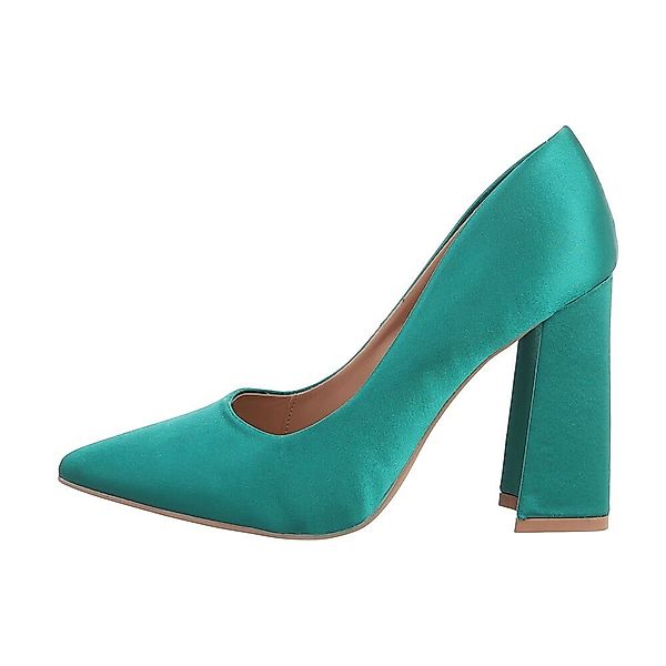 Ital-Design Damen Abendschuhe Elegant High-Heel-Pumps Blockabsatz günstig online kaufen