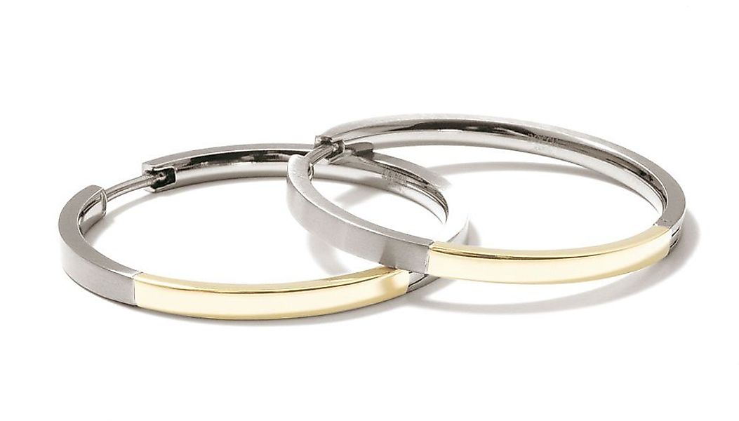 Boccia Creolen-Set Ohrringe teilvergoldet - Boccia Jewelry Modell: 0516-02 günstig online kaufen