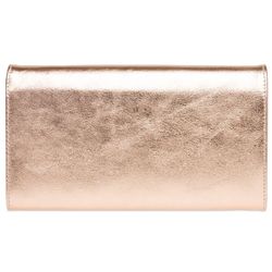Caspar Clutch Abendtasche Metallic Leder Damen günstig online kaufen