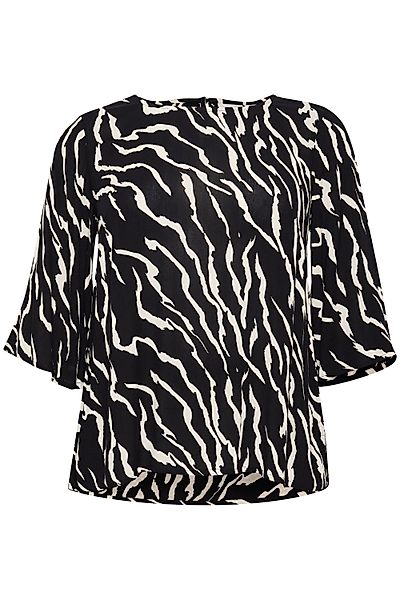 KAFFE Curve Langarmbluse Langarm-Bluse KCami Große günstig online kaufen