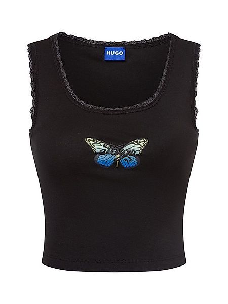 HUGO Blue Crop-Top Delarina_B günstig online kaufen