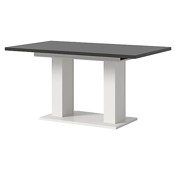 Inn.Furn Esstisch Ausziehbar 150 - 190 cm in Grau und Weiß Home-X günstig online kaufen