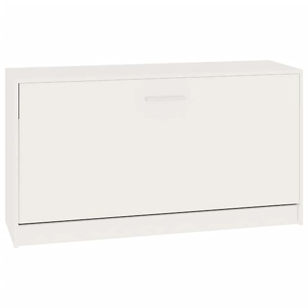 vidaXL Schuhbank Hochglanz-Weiß 80 x 24 x 45 cm Holzwerkstoff 342643 günstig online kaufen
