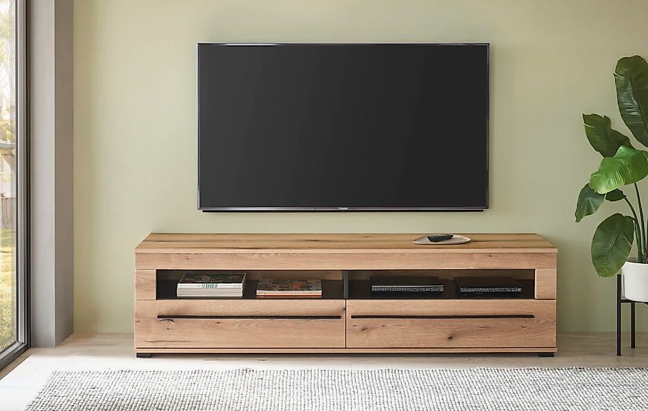 Home affaire Lowboard "modernes TV-Unterteil, Kommode in Eiche Evoke oder w günstig online kaufen