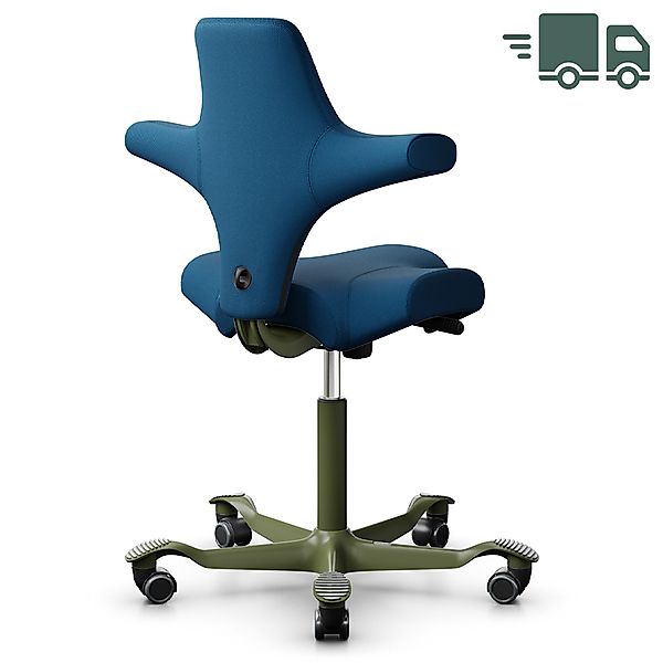 HAG CAPISCO 8106 | Wollstoff Select marineblau | Gestell Moss Grey günstig online kaufen