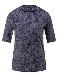 Shirt Stehkragen Uta Raasch blau günstig online kaufen
