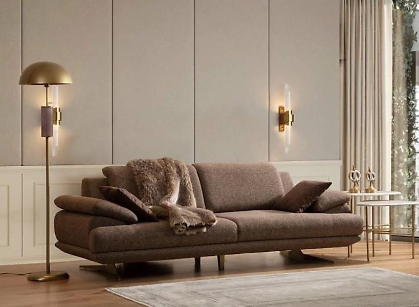 JVmoebel 3-Sitzer Stilvoller Dreisitzer Wohnzimmer Sofas Luxus 3-Sitzer Exk günstig online kaufen