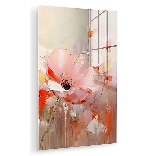 MuchoWow Acrylglasbild Blumen - Aquarell - günstig online kaufen