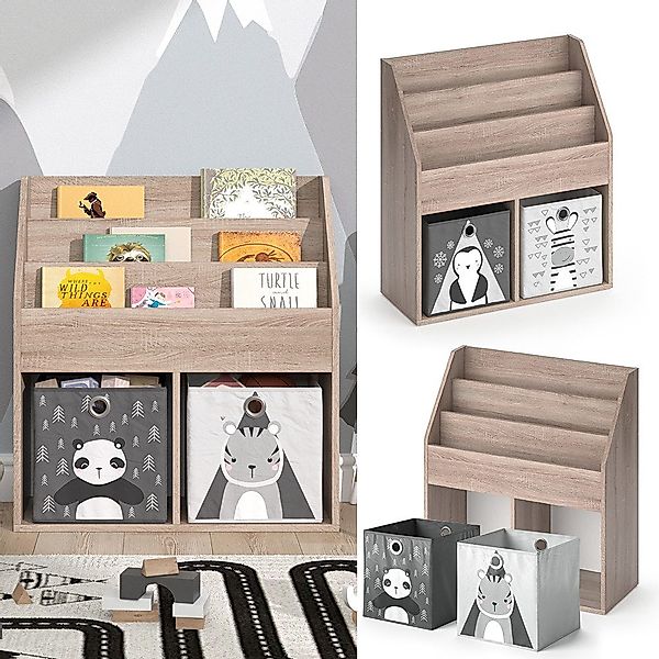 Vicco Bücherregal Luigi, Sonoma, 72 x günstig online kaufen