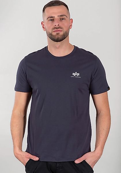 Alpha Industries Rundhalsshirt "BASIC T SMALL LOGO" Baumwolle, regular fit günstig online kaufen