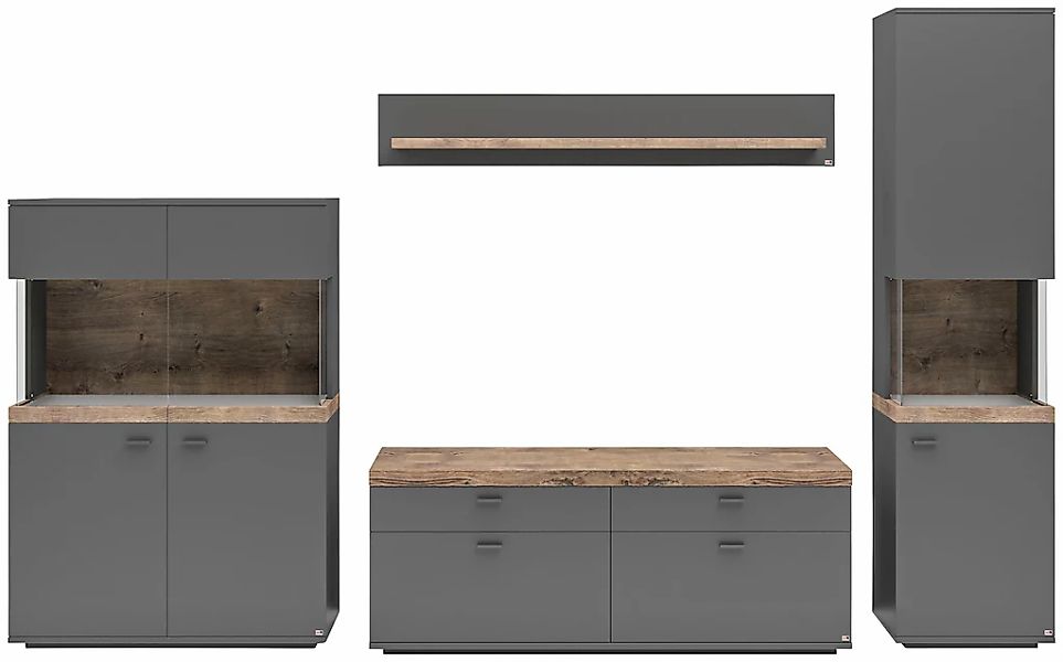 set one by Musterring Wohnwand "Lancaster" Bitte bei den Artikelnummern günstig online kaufen