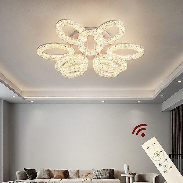 Eurotondisplay LED Deckenleuchte LED Deckenlampe Fernbedienung günstig online kaufen