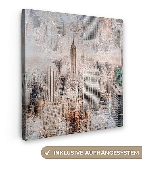 OneMillionCanvasses® Leinwandbild New York - Stadt - Skyline - Bauwerke - K günstig online kaufen