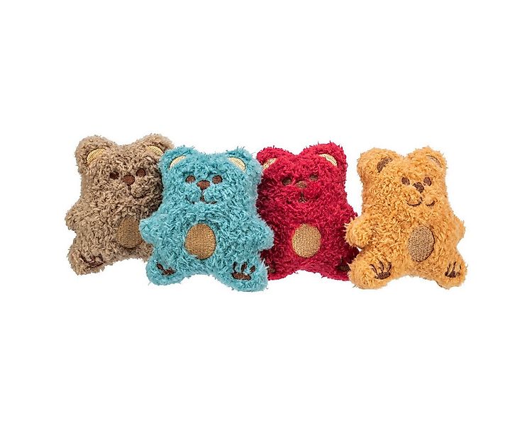 TRIXIE Tierkuscheltier Katzenspielzeug Bär aus Plüsch mit Catnip günstig online kaufen